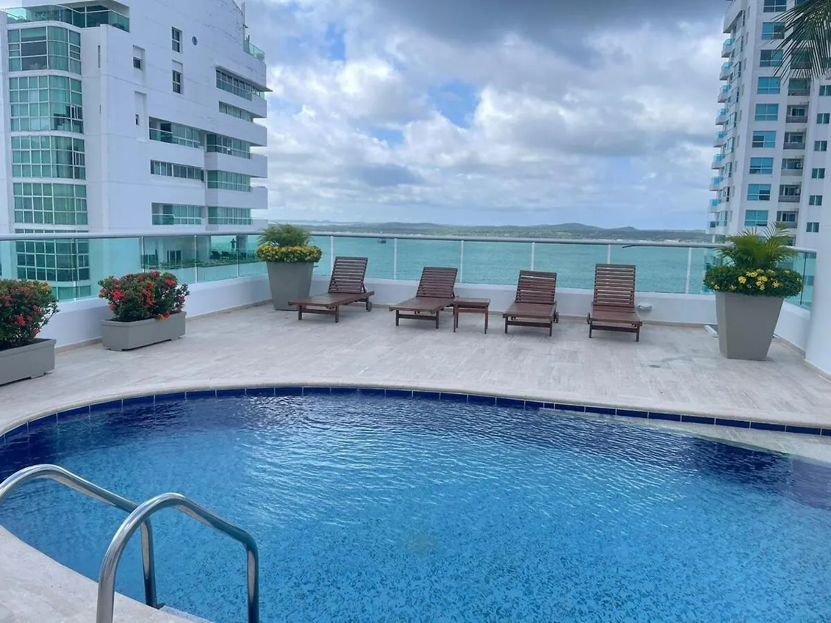 Apartamento En Cartagena Con Vista Al Mar 0*,